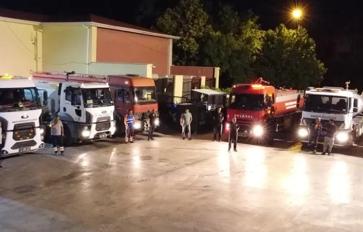 Konya İtfaiyesi Antakya İçin Harekete Geçti