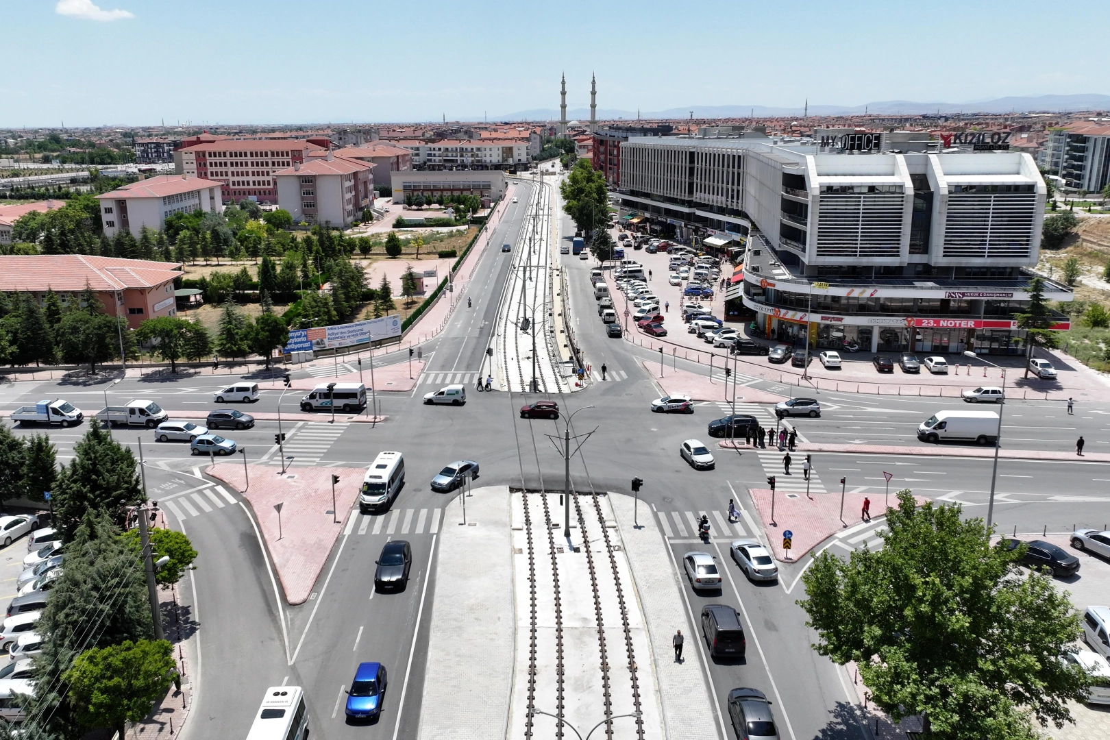 Konya’da Tramvay Hattı Genişliyor: Enerji Altyapısında Çalışmalar Sürüyor