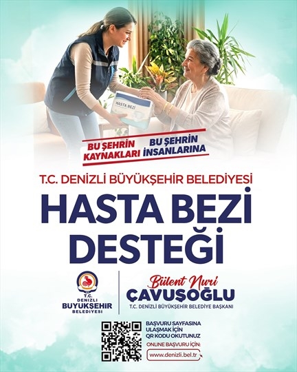 Denizli’de Hasta Bezi Yardımı Devam Ediyor
