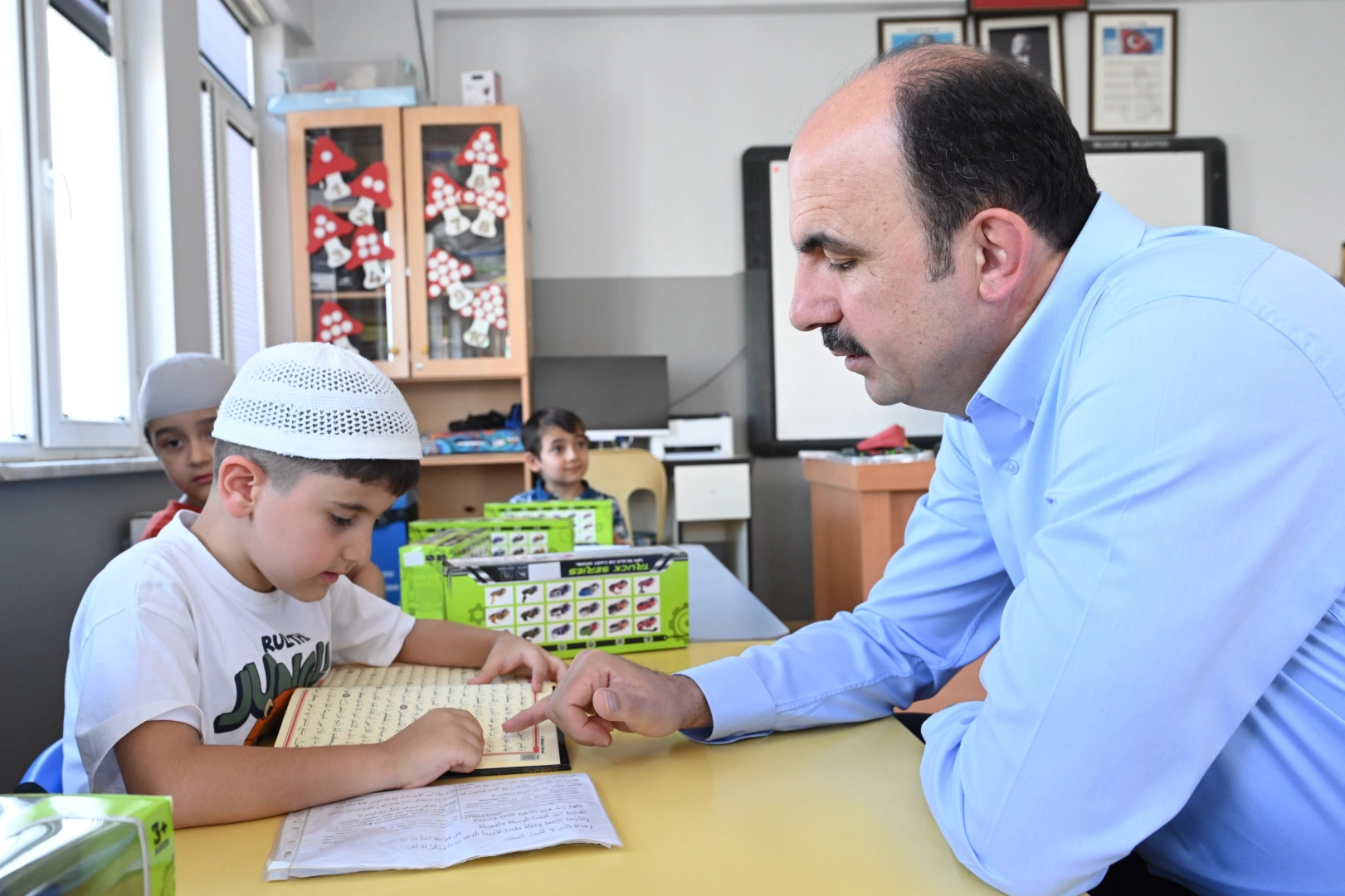 Başkan Altay, Minik Kur’an Talebeleriyle Buluştu