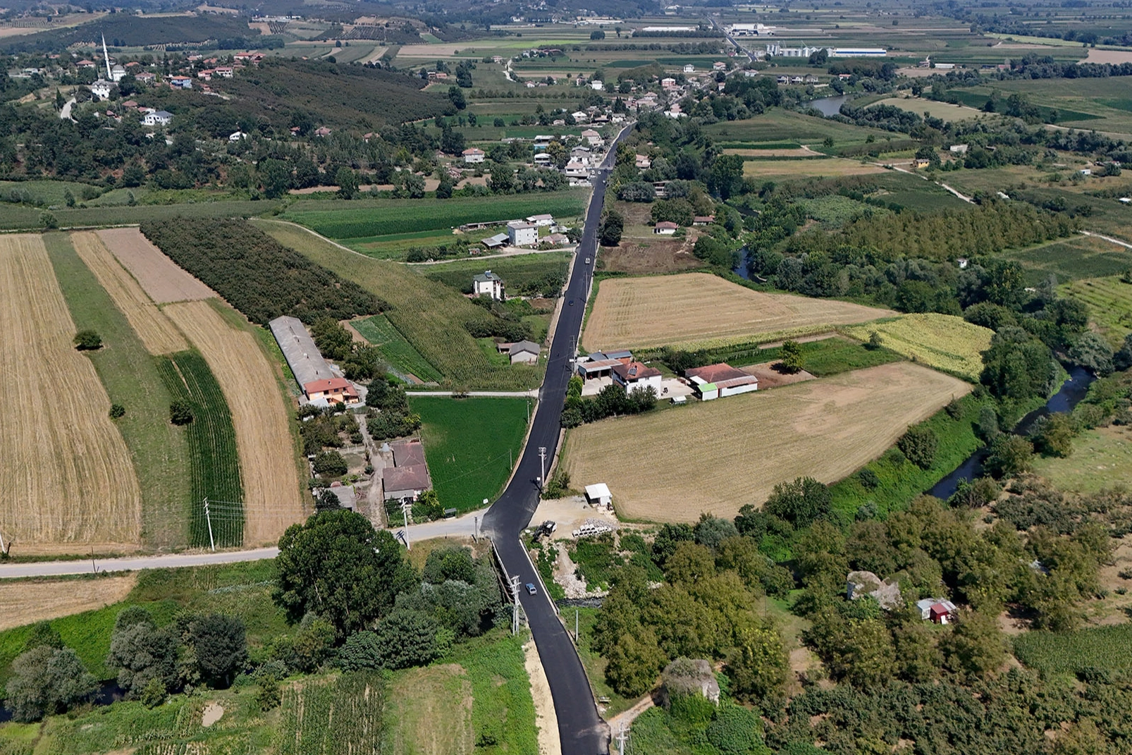 Sakarya’da 9,5 Kilometrelik Grup Yolu Yenilendi