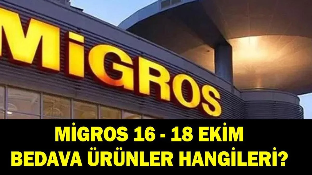 Migros'ta 16-18 Ekim'de 1 Alana 1 Bedava