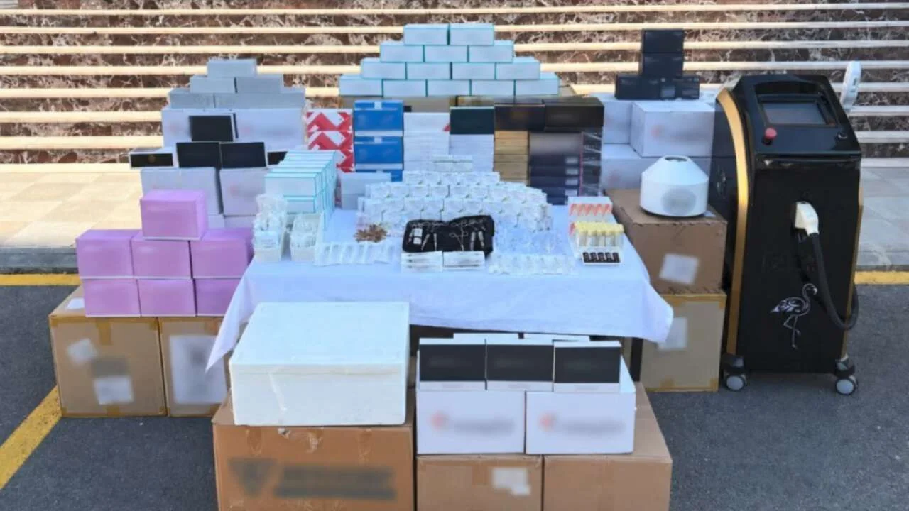 Mersin’de kaçak estetik ürünlerine operasyon