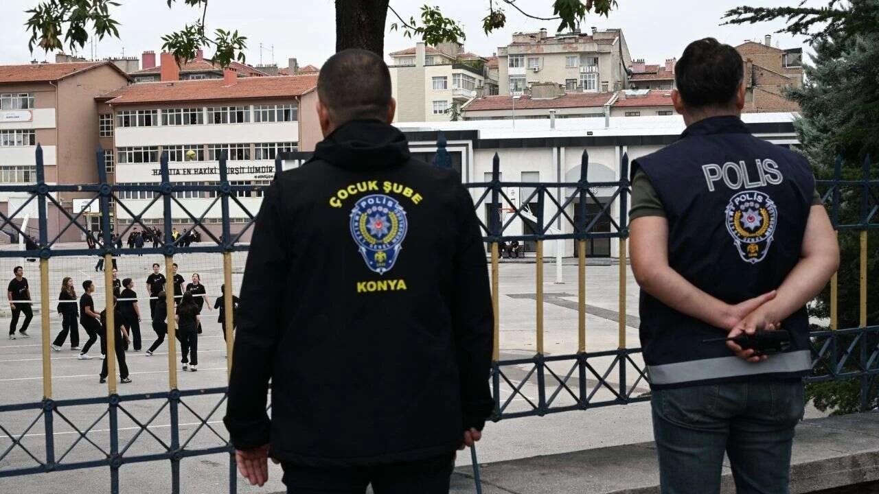 Konya’da okul çevrelerine kapsamlı güvenlik denetimi