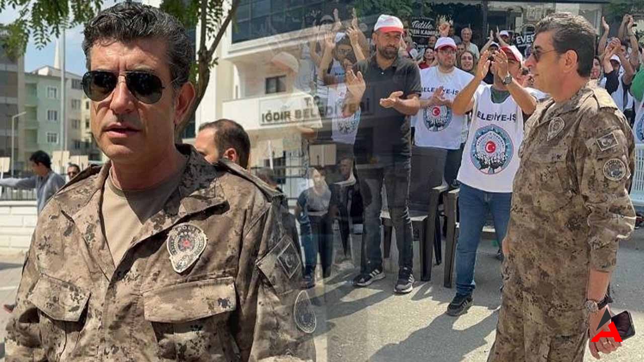 Emniyet Müdürü'nden Grevdeki İşçilere Destek, Sakız Çiğneme Krizi!