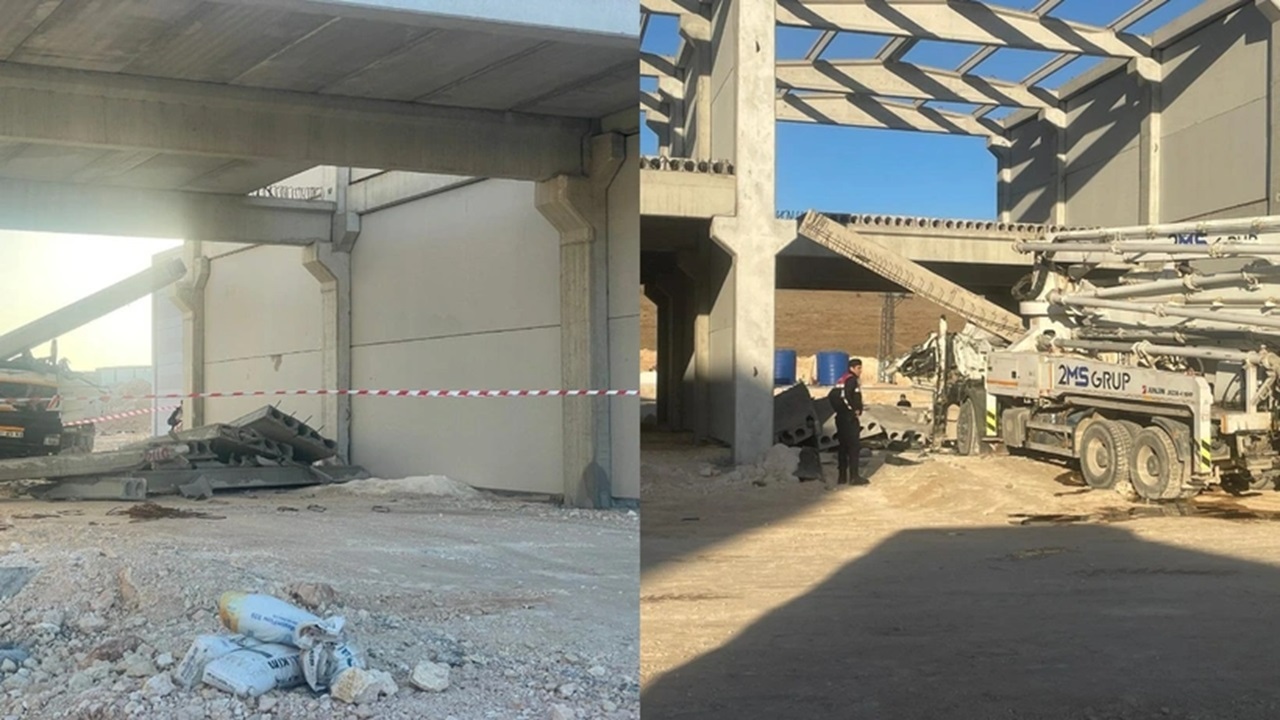 Gaziantep'te İnşaatta Feci Kaza: Vinç Operatörünün Üzerine Beton Blok Devrildi!
