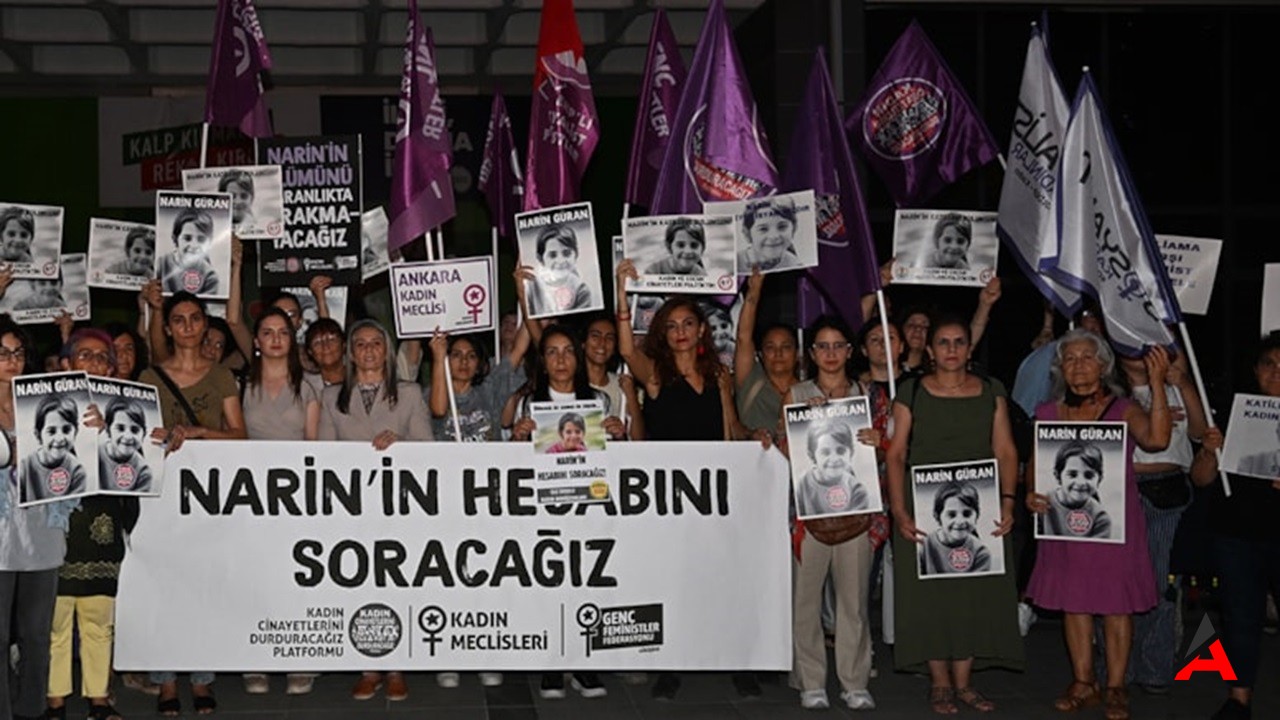 Ankara'da Kadınlar Narin İçin Ayakta: 'Çocuk İstismarını Durdurun, Adalet Sağlansın!