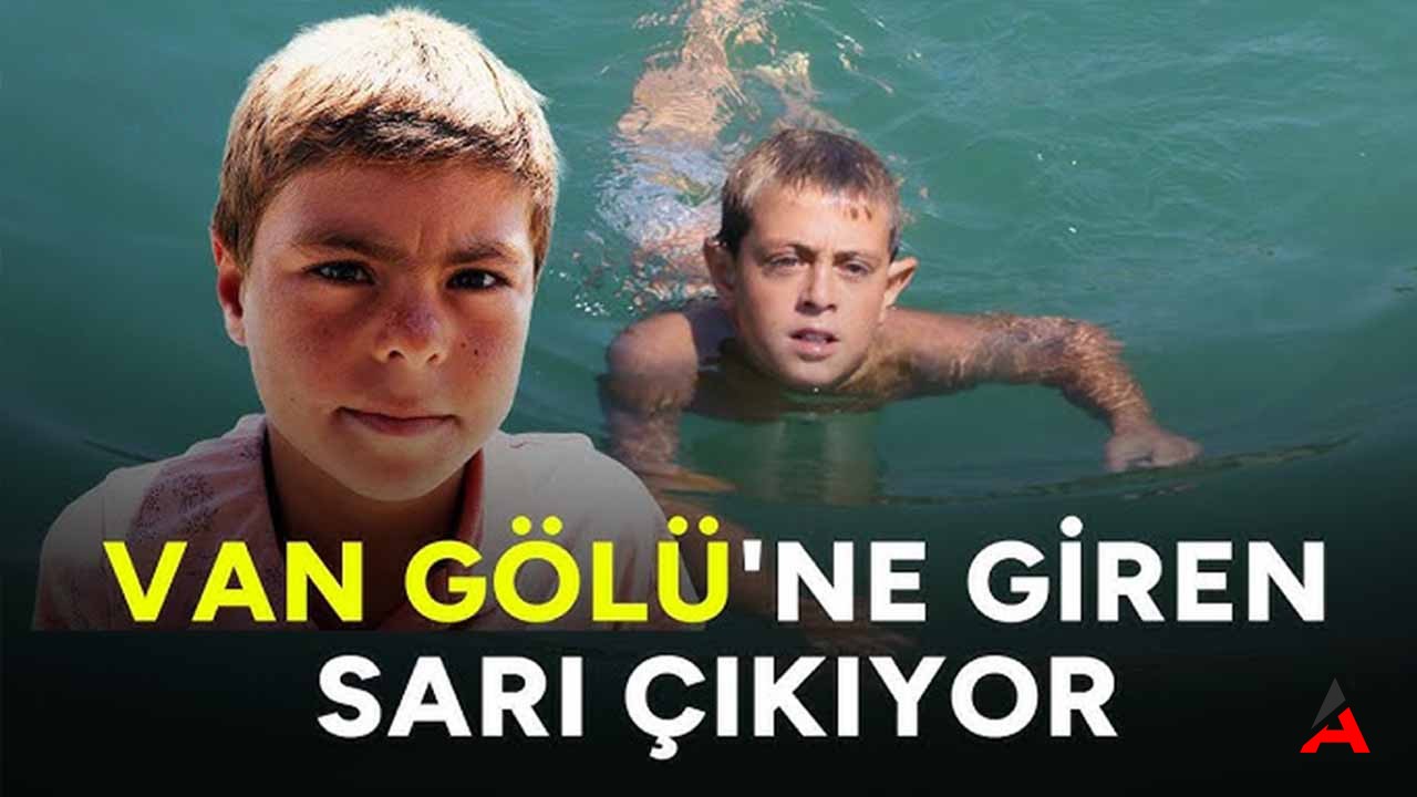 Van Gölüne Giren Çocukların Saçları Neden Sarı Oluyor? İşte Sebebi