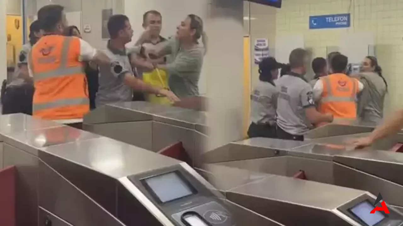 Pendik Marmaray'da Kart Krizi: Yolcu ile Güvenlik Arasında Gergin Anlar!
