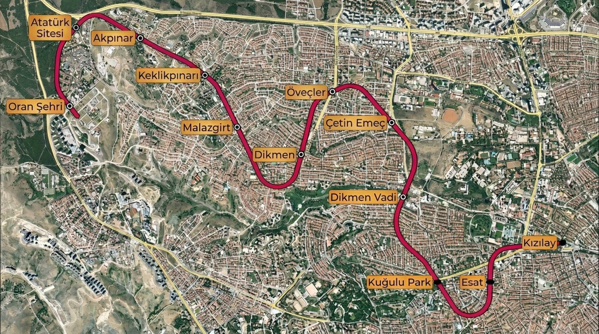 Ankara’ya 4 Yeni Metro Hattıyla 44 Kilometrelik Ulaşım Atağı