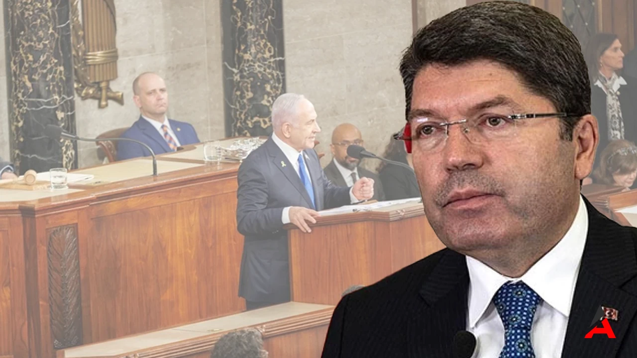 Adalet Bakanı Yılmaz Tunç'tan Netanyahu'nun ABD Kongresi'nde Alkışlanmasına Sert Tepki