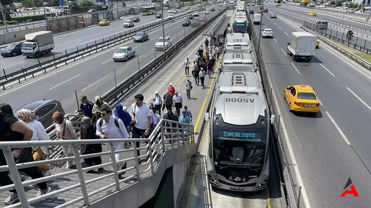 Metrobüs Hattında "Beyaz Yol" Çalışması: Cennet Mahallesi Durağı Geçici Olarak Kapatılıyor!